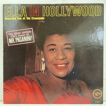 ●即決VOCAL LP Ella Fitzgerald / Ella in Hollywood v4052 jv4600 米盤、ミゾナシMgmモノラル エラ・フィッツジェラルド_画像1