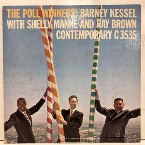 ●即決LP Barney Kessel / the Poll Winners c3535 j37318 米オリジナル、Dg Mono マトD1D バーニー・ケッセル