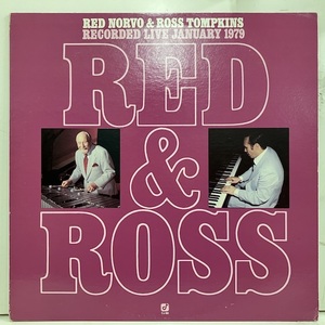 ●即決LP Red Norvo & Ross Tompkins / Red & Ross Recorded Live January 1979 cj-90 j37411 米オリジナル レッド・ノーヴォ