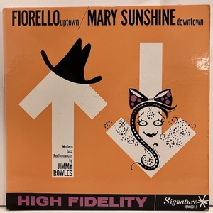 ●即決LP Jimmy Rowles / Fiorello Uptown SM6011 j37427 米オリジナル、Dg Mono ジミー・ロウルズ 