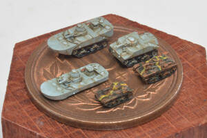 1/700 Japan army light tank 97 type teke,95 type is number, Special 2 type inside fire boat JPN SET3