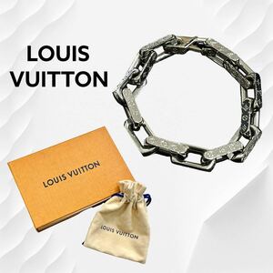  высококлассный коробка сумка для хранения имеется LOUIS VUITTON Louis Vuitton браслет * цепь монограмма kolie цепь M64223 US1118