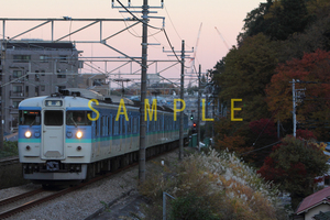 ☆00～10年代鉄道10jpgCD[115系長野車C編成6連(中央東線高尾～相模湖、小名路踏切下り、C7・C8編成)]☆