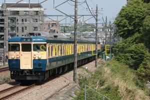 ☆00～10年代鉄道10jpgCD[115系長野車C編成6連(中央東線高尾～相模湖、小名路踏切下り、C1・C2編成)]☆