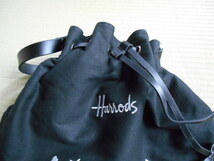 Harrods ハロッズ CANDY SCOTTTIE BAG SHOULDER BAG ショルダーバッグ 　黒_画像8