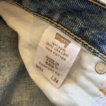 USA 古着 Levi’s 560 リーバイス メンズ W34 L34 インディゴブルー ストレート アメカジ デッドストック タグ付き未使用品 P0950_画像7