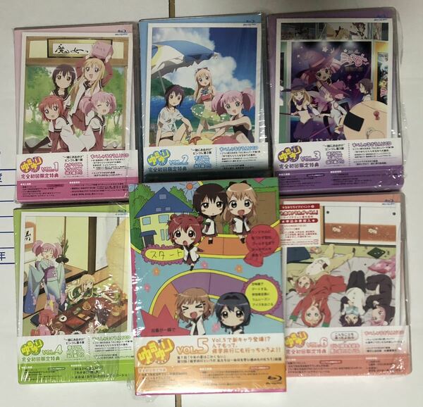 【美品／初回限定版】ゆるゆり Blu-ray 1-6巻セット