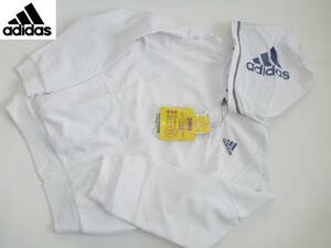 新品 adidas アディダス★白　熱を反射する　透けにくい　動きやすい　UVカット　パーカ　ジャケット　150