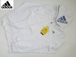 新品 adidas アディダス★白　熱を反射する　透けにくい　動きやすい　UVカット　M　パーカ　ジャケット　スポーツウェア