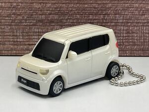 即決有★プルバックカー スズキ SUZUKI MRワゴン MF33S G LED キーホルダー カラーサンプル 白 パール★ミニカー