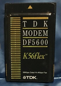 ■ TDK PC Card Type Modem "DF5600" с кабелем k56flex ■