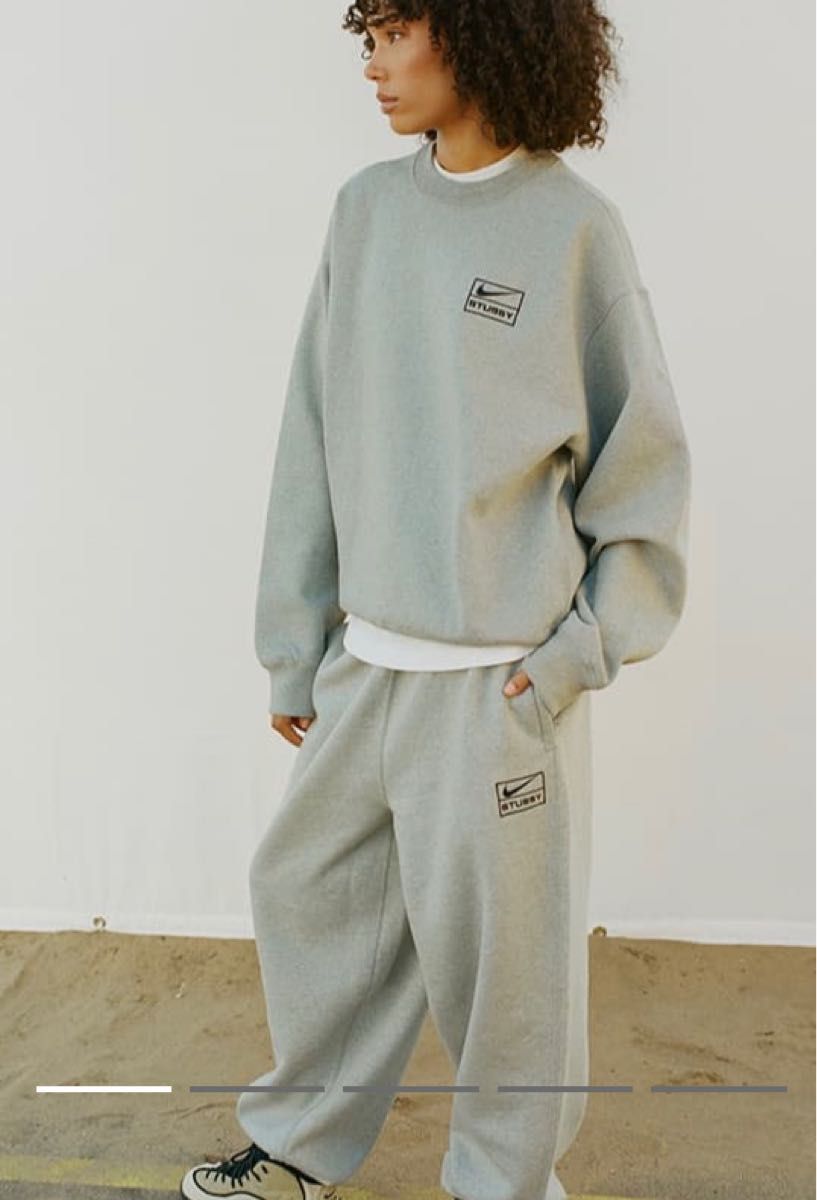 Stussy x Nike Fleece Pants Grey ステューシー x ナイキ フリース