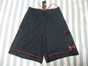  cheap prompt decision! Under Armor UA base line shorts BLK/RED MorL new goods 