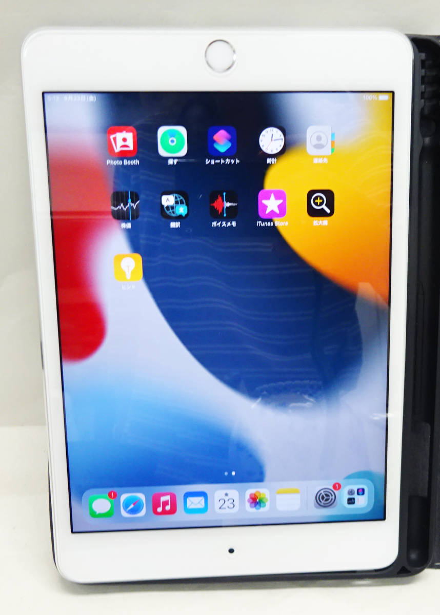 ◇ 美品 Apple iPad mini 4 Wi-Fiモデル A1538 16GB シルバー / ケース