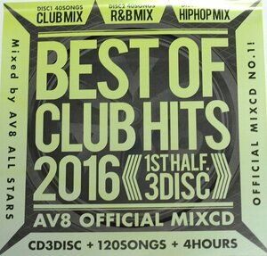 BEST OF CLUB HITS 2016 1ST HALF 3DISC AV8 OFFICIAL MIXCD