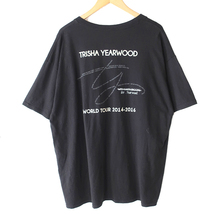 US輸入 TORISHA YEARSWOOD ワールドツアー Tシャツ Hanes BEEFY-T ブラック(XL)_画像4