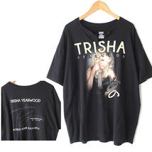 US輸入 TORISHA YEARSWOOD ワールドツアー Tシャツ Hanes BEEFY-T ブラック(XL)_画像1