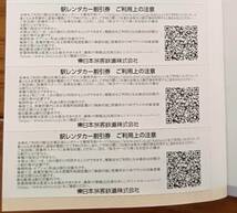 東日本旅客鉄道株式会社　株主サービス券　2023.7.1～2024.6.30有効　駅レンタカー割引券　30％割引_画像3