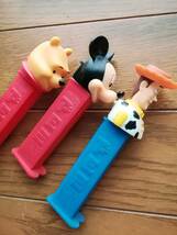 ペッツ　PEZ　ミッキー　プーさん　トイストーリー　ウッディ　３本セット_画像4