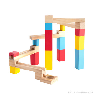 カラフルモコロン ライソン KTIQ-001Y 木製 知育玩具 知育ブロック LITHON 積み木