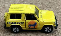 ◇トミカ 三菱 パジェロ TEAM FOX 日本製 中古 ミニカー 当時物 現状 昭和 レトロ ビンテージ 旧車_画像3