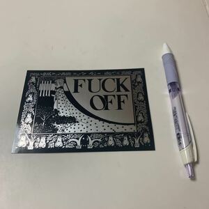 SUPREME STICKER FUCK OFF ステッカー