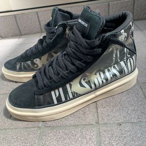 Converse x Pleasures Now Unisex Pro Leather Mid Black 26センチ