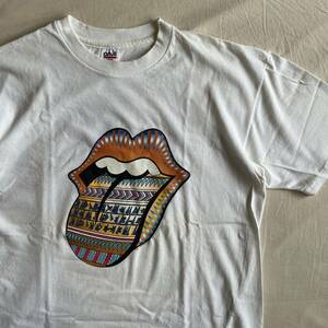 希少! 90s Rolling Stones アロハスタジアム XL 両面 ツアー Tシャツ USA製 anvil ビンテージ バンド ローリングストーンズ ハワイ