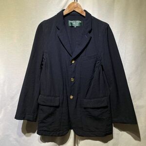 希少! AD2005 COMME des GARCONS HOMME PLUS EVER GREEN ジャケット 金釦 紺ブレ ビンテージ ブレザー テーラード ネイビー