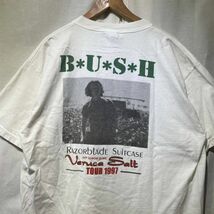 希少! ’97 BUSH バンド 両面プリント Tシャツ XL 綿100 ビンテージ バンT ブッシュ NIRVANA 90s 80s_画像9