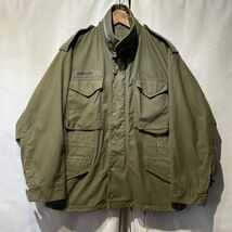 【MEDIUM-SHORT】60s 2nd M-65 フィールドジャケット アルミジップ US ARMY ビンテージ USA製 ミリタリー コート 50s 70s_画像1