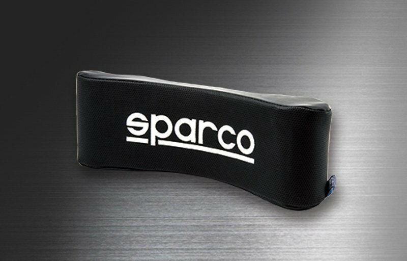 ★sparco/スパルコ★ネックピロー（パッド) レザータイプ/ブラック（SPARCO CORSA/SPC4004)