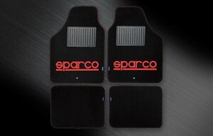 ★sparco/スパルコ★フロアマット ブラック/レッド 4枚セット（SPARCO CORSA/SPC1903）