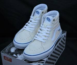 SALE！【新品】US10 28cm VANS バンズ SKATE SK8-HI スケート スケート ハイ (RAW CANVAS) CLASSIC WHITE 生成り