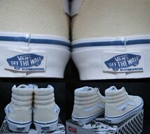 SALE！【新品】US10 28cm VANS バンズ SKATE SK8-HI スケート スケート ハイ (RAW CANVAS) CLASSIC WHITE 生成り_画像9