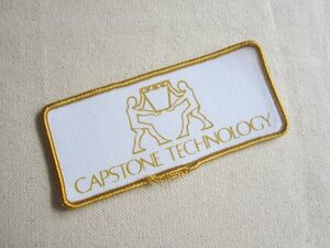 ビンテージ CAPSTONE TECHNOLOGY プリント ワッペン/企業 パッチ USA 古着 ワークシャツ アメカジ 479