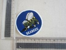 ミリタリー SEABEES シービーズ 米海軍 U.S.NAVY 蜂 ハチ ワッペン/パッチ ジャケット カスタム 古着 腕章 サバゲー 478_画像7