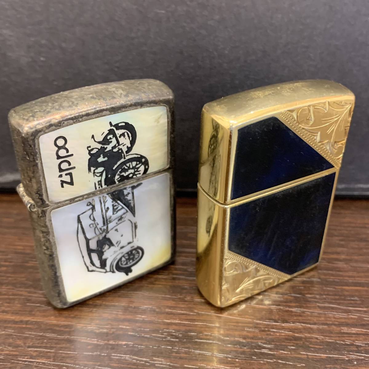 ヤフオク! -「zippo アーマー ブルー」の落札相場・落札価格