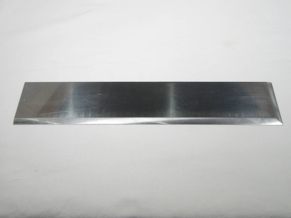 中古品】直徳 銀印 ステンレス用 金切鋏(板金鋏) エグリ刃 全長約200mm