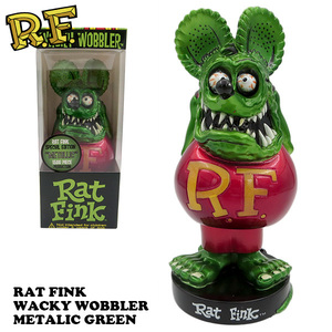 ラットフィンク ボビングヘッド　メタリックGREEN 【RAT FINK】【FUNKO】