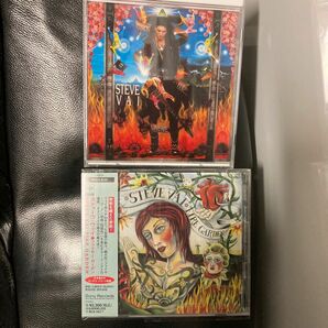 Steve Vai：Passion&WarfareとFire Gardenの日本語版CD２枚セット