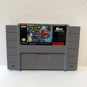 * free shipping * North America version Super Famicom Mario's Time Machine Mario z time machine SNES