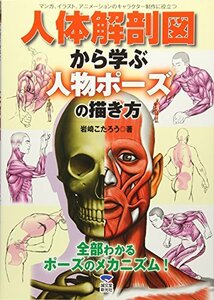 【中古】 マンガ、イラスト、アニメーションのキャラクター制作に役立つ人体解剖図から学ぶ人物ポーズの描き方