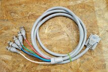 ◎ AWM E101344 STYLE 2919 80C 30V SPACE SHUTTLE VW-1 LOW VOLTAGE COMPUTER CABLE アナログRGBケーブル BNC 1.6m 中古◎C75_画像1