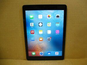 ▽apple MD785J/A iPad Air Wi-Fi 第1世代 16GB スペースグレイ 中古 iOS9.3.5 A1474 アップル 3