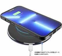 iPhone13ProMax用ケース クリア TPU PC 二重構造 米軍MIL規格 耐衝撃 薄型 ワイヤレス 充電 対応 擦り傷防止 黄変防止 Apple 6.7インチ_画像7