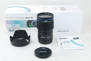 * rare *LAOWAlaowaFFII 58mm F2.8 CA-Dreamer 2X Ultra Macro NIKON Nikon Z mount origin box attaching!