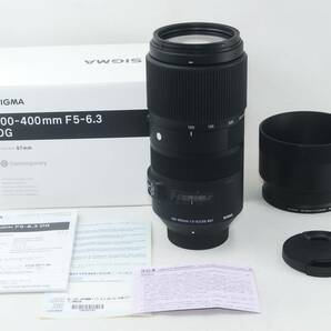 ★良品★SIGMA シグマ Contemporary 100-400mm F5-6.3 DG OS HSM C017 Nikon ニコン 元箱付き♪