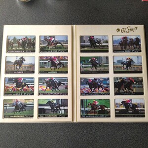  horse racing 1994 year G1 race victory horse telephone card 16 pieces set optional case attaching 