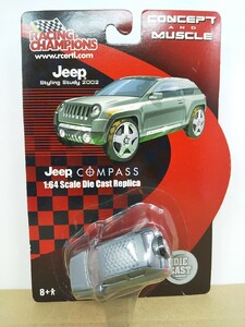 ■ Гоночные чемпионские чемпионы Concept &amp; Muscle 1/64 Jeep Compass Grey Jeep Compass Minicar